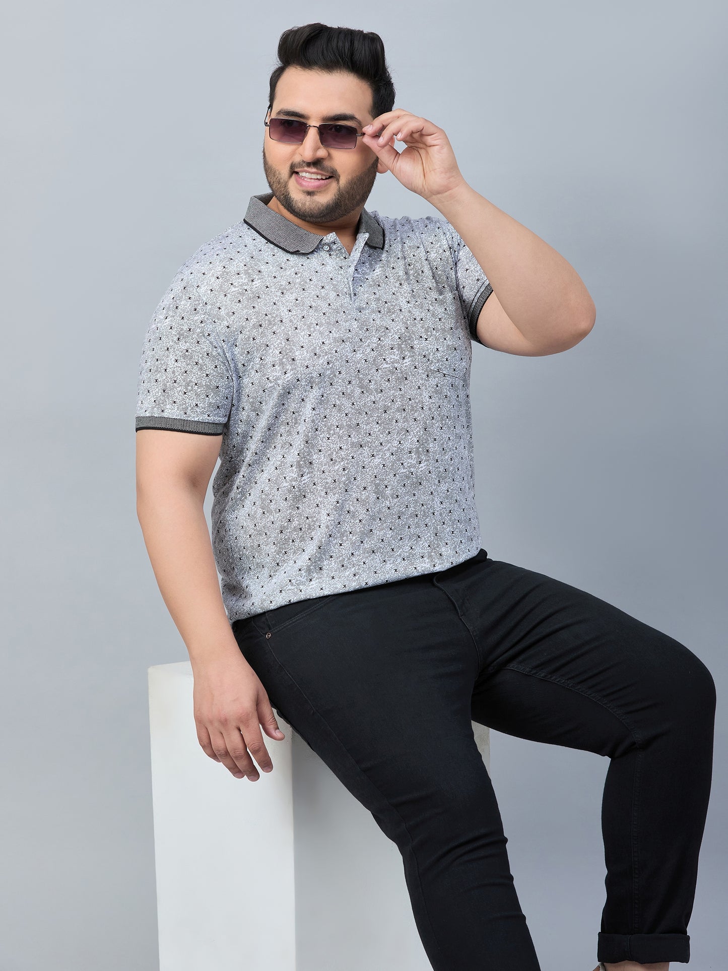Austivo Men's Polo Neck T-shirt