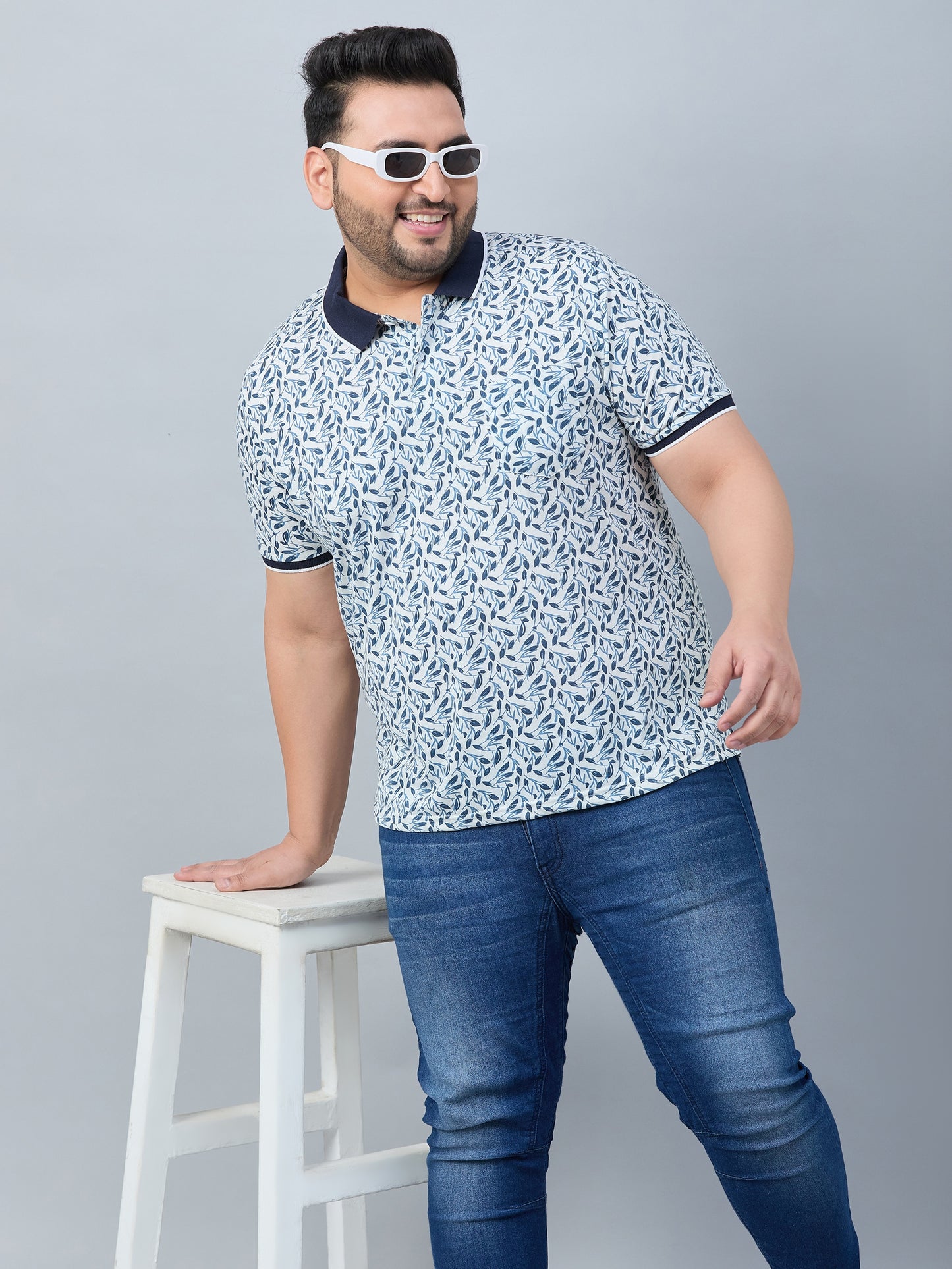 Austivo Men's Polo Neck T-shirt