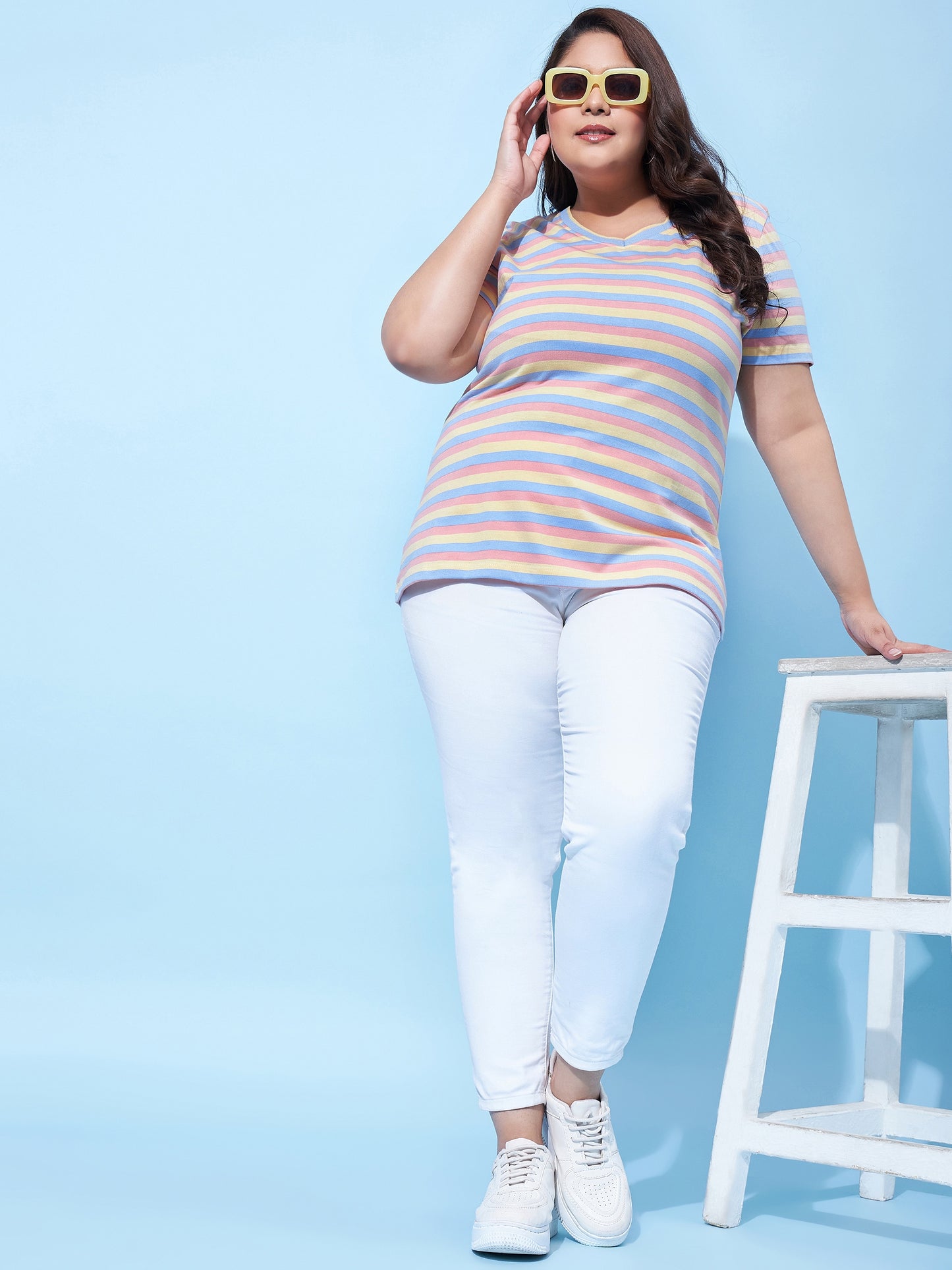 Austivo Casual Striper Women Top