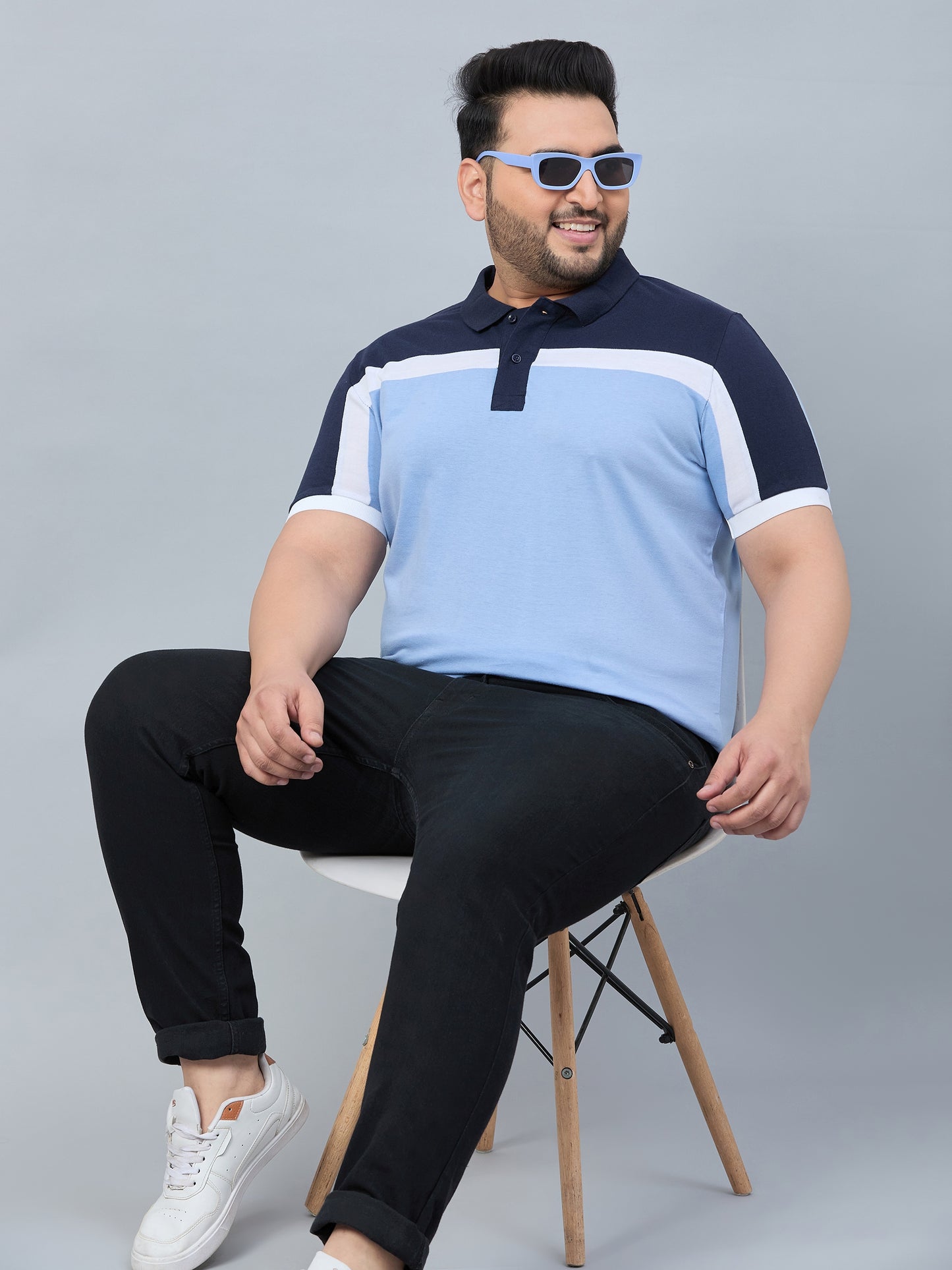 Austivo Men's Polo Neck T-shirt