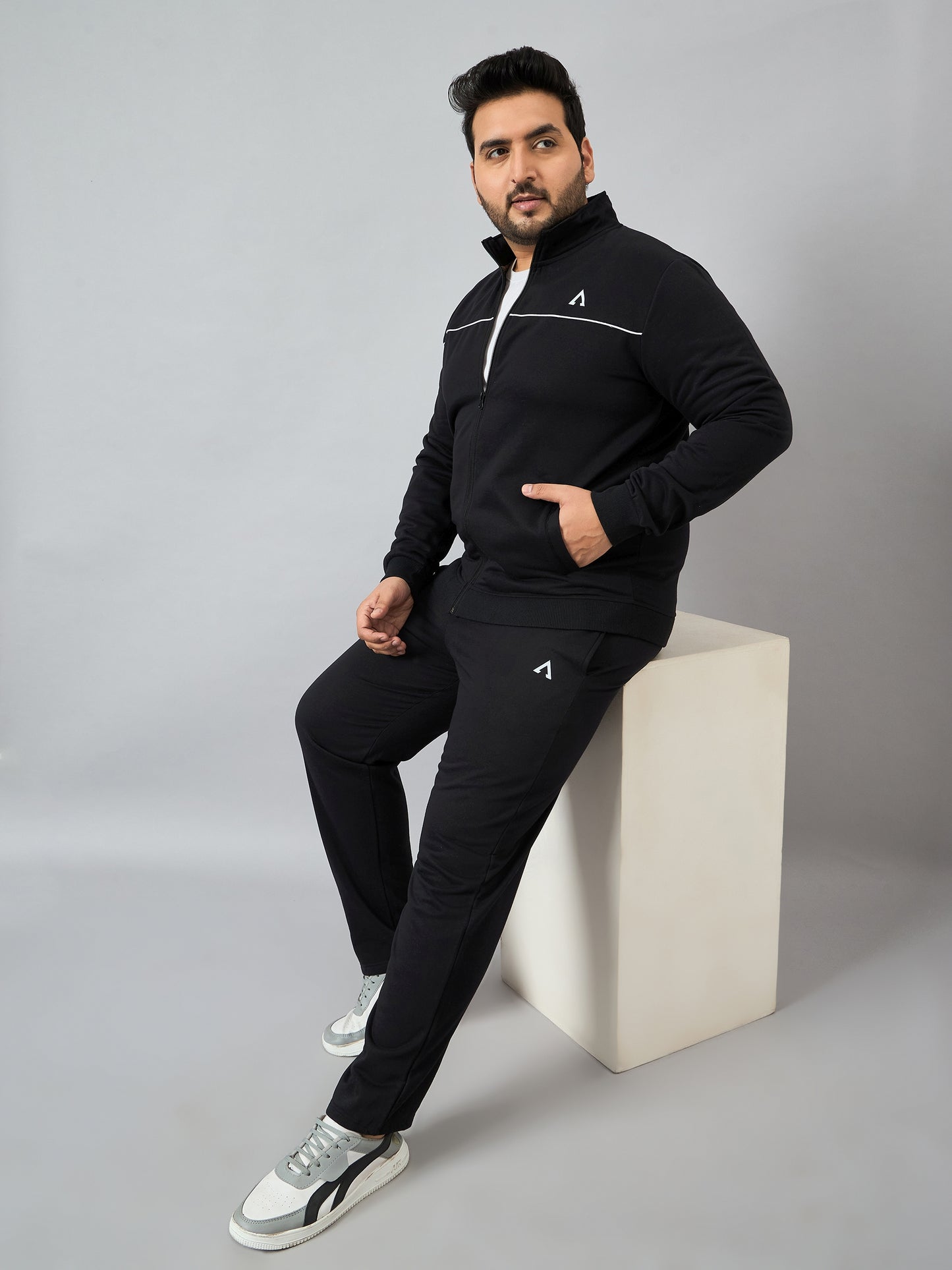 Austivo Plus Size Men's Co-ord Set