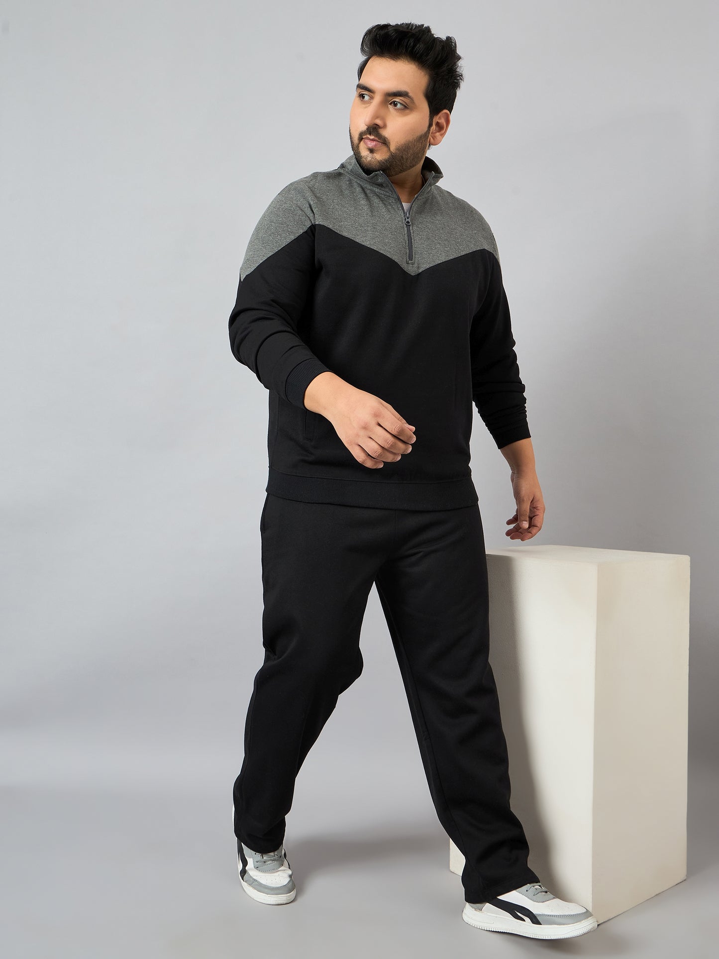 Austivo Plus Size Men's Co-ord Set