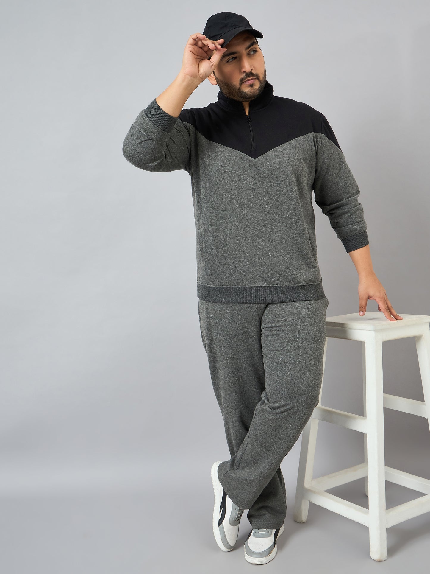 Austivo Plus Size Men's Co-ord Set