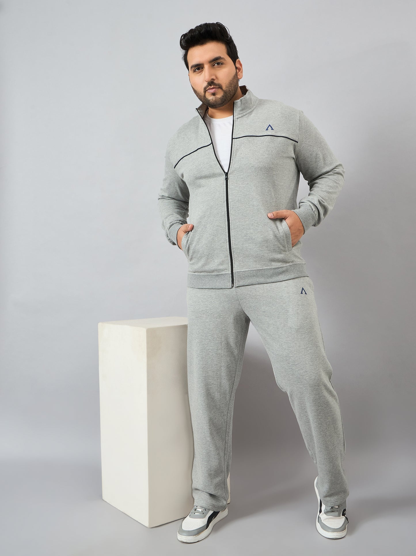 Austivo Plus Size Men's Co-ord Set