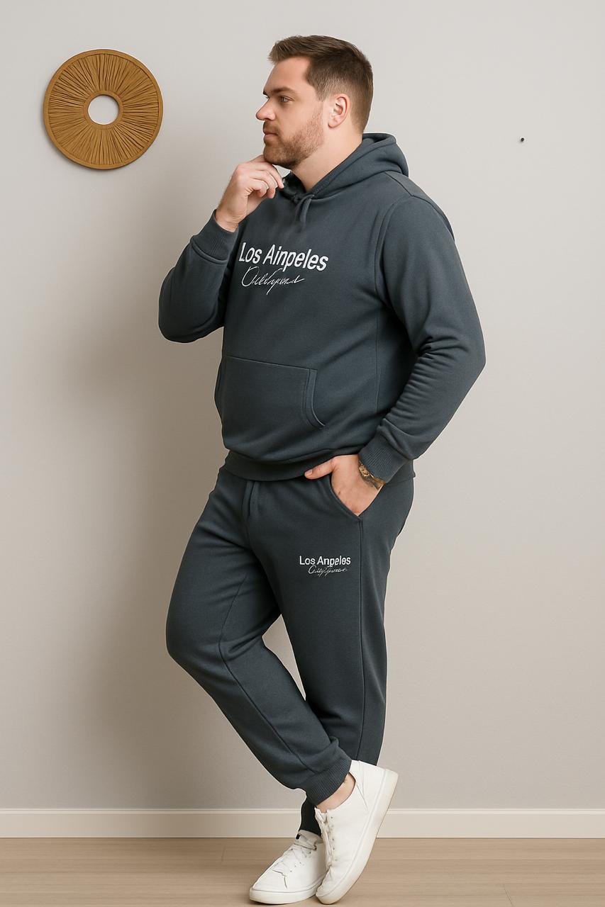 Austivo Plus Size Men's Co-ord Set
