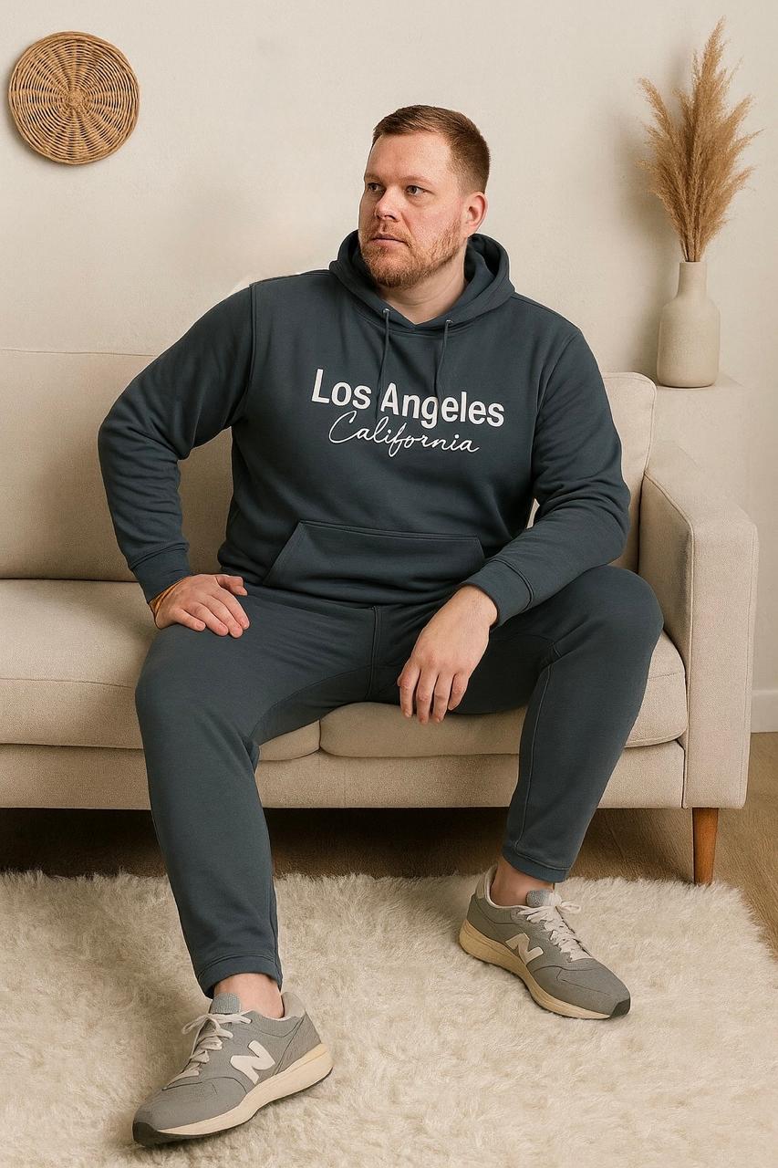 Austivo Plus Size Men's Co-ord Set