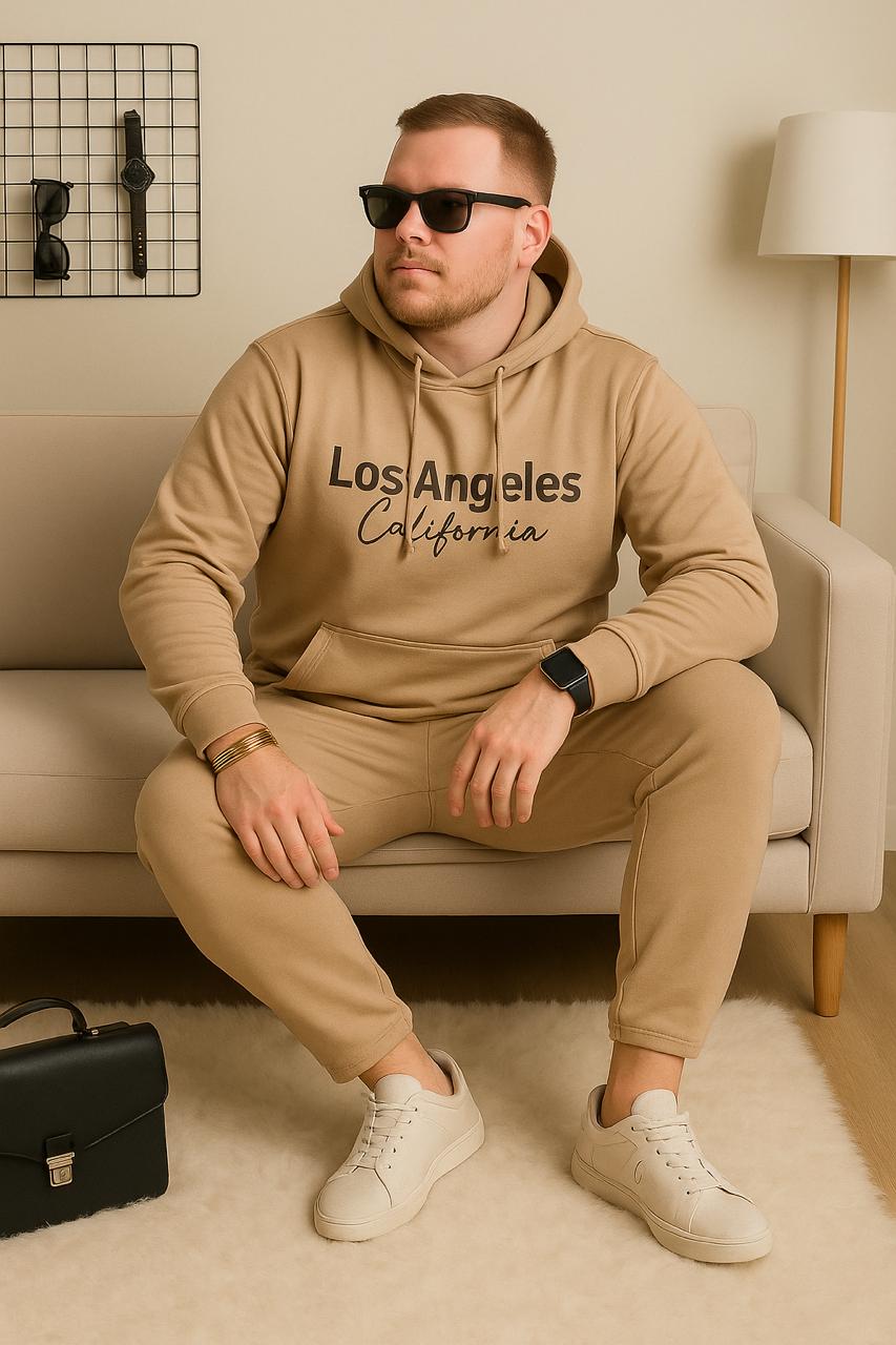 Austivo Plus Size Men's Co-ord Set