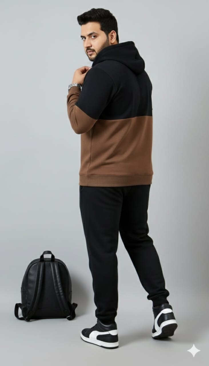 Austivo Plus Size Men's Co-ord Set