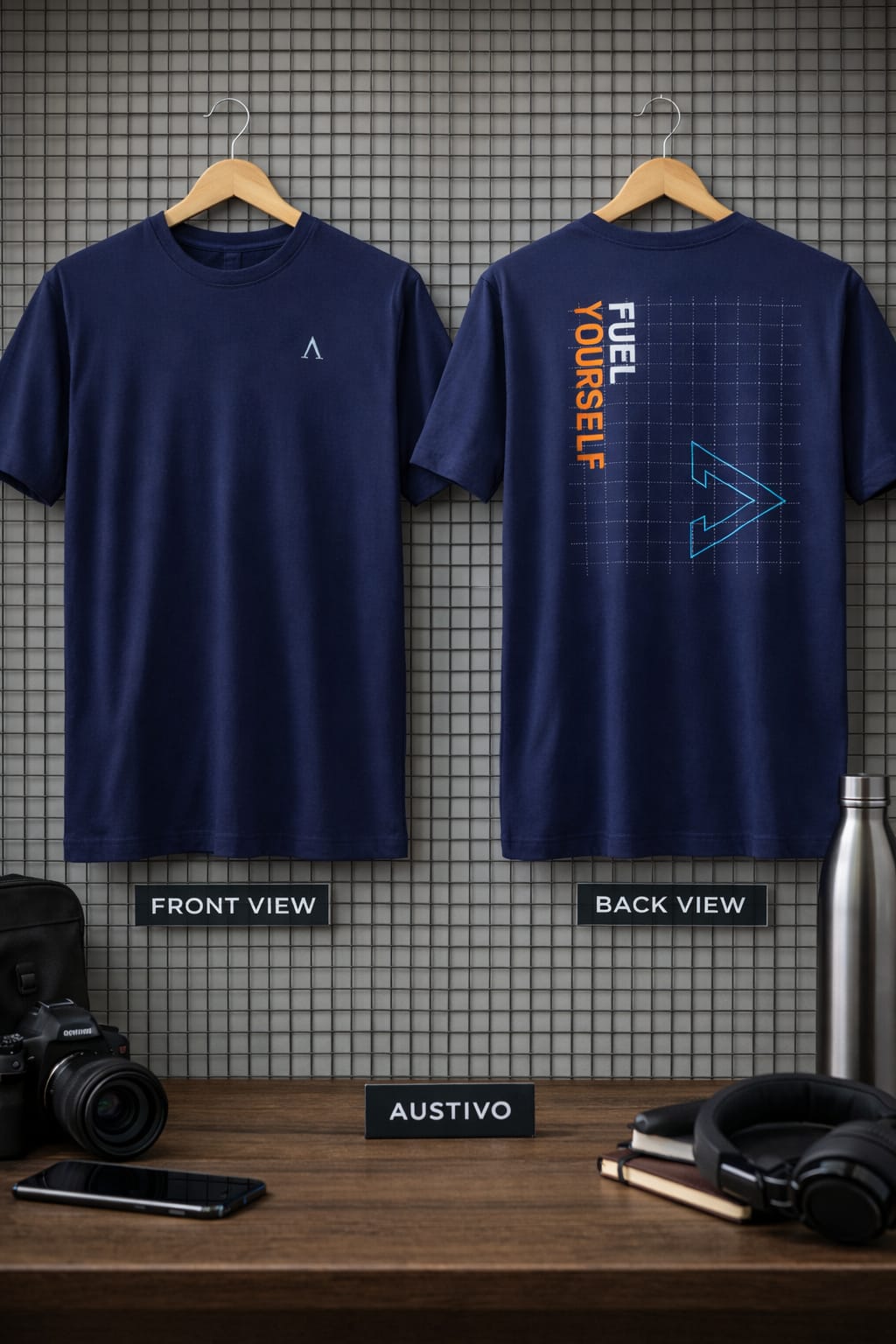 Austivo Men's Active Wear T-shirt