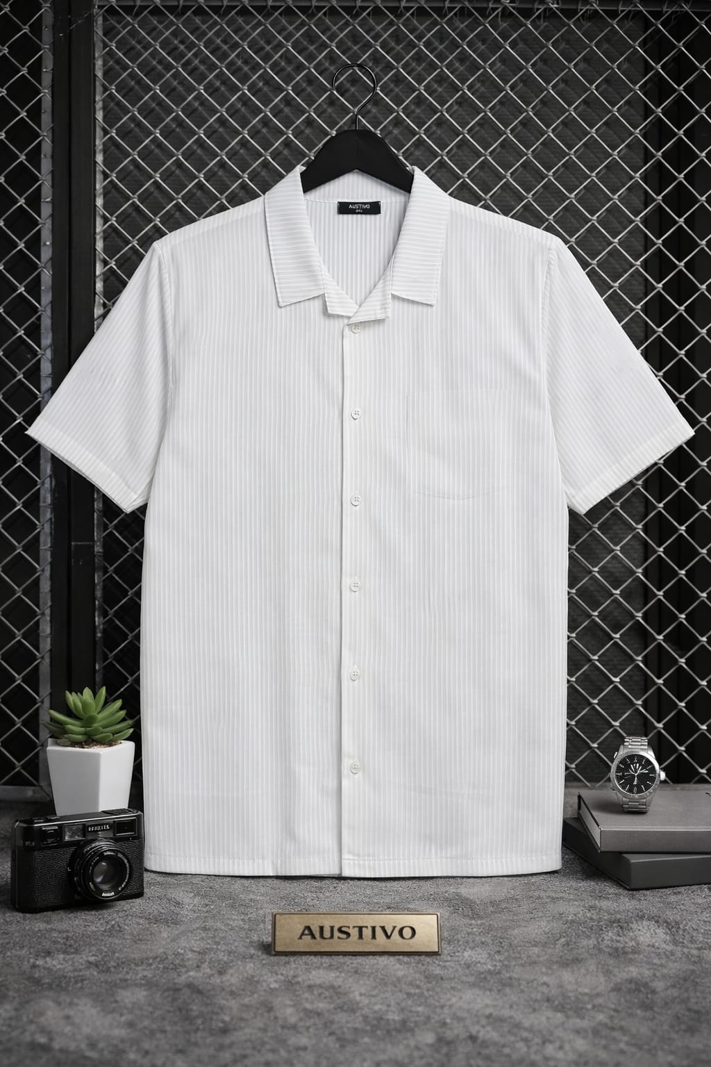 Austivo Men Plus Size Shirt