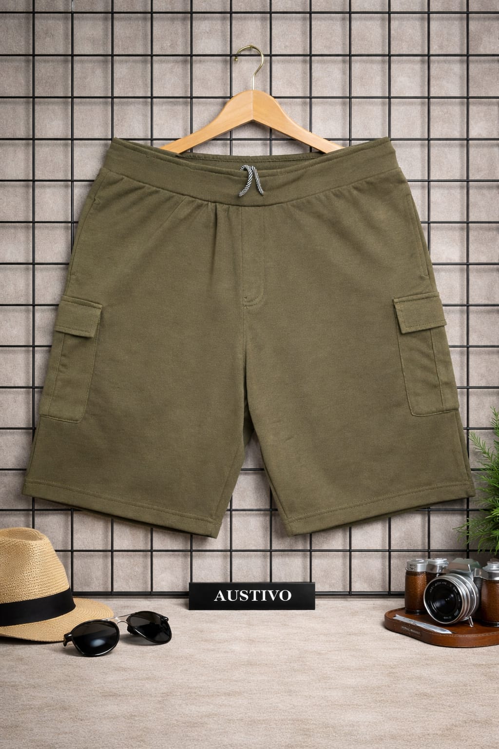 AUSTIVO Men’s Plus Size Shorts