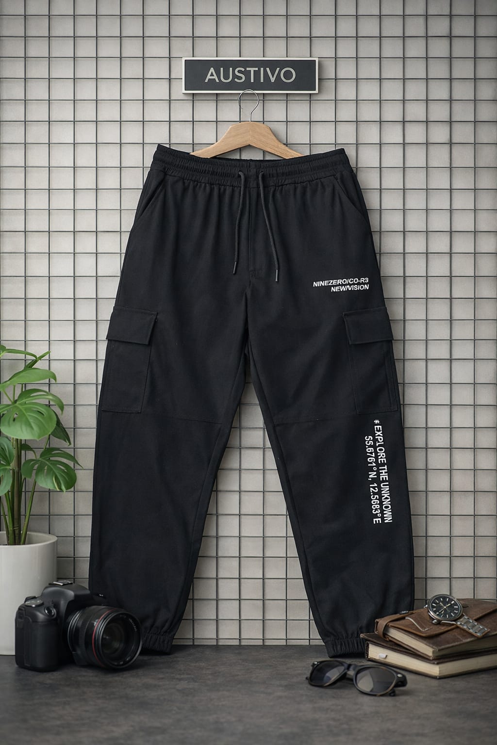 AUSTIVO Men’s Plus Size Cargo Pants