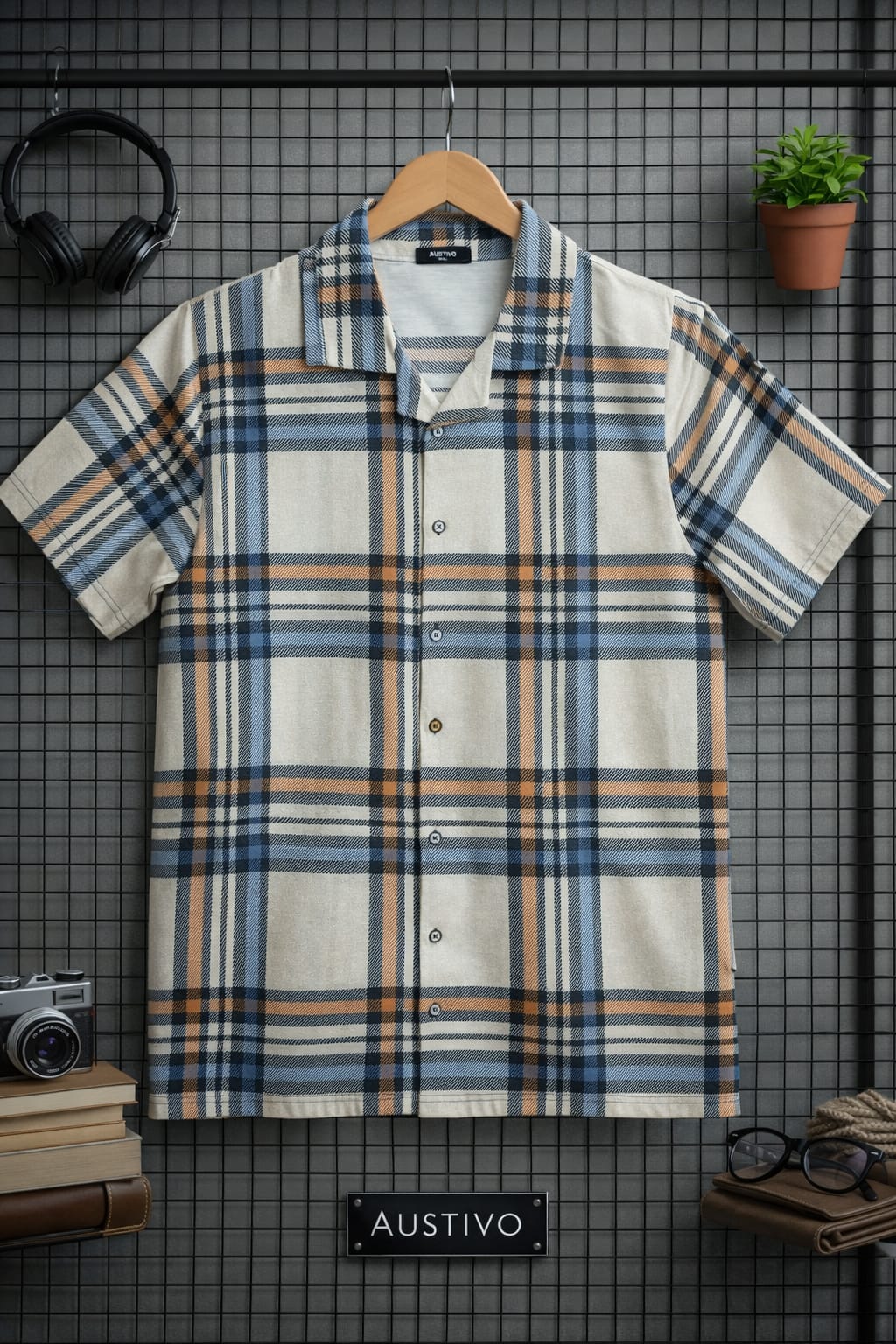 Austivo Men Plus Size Shirt