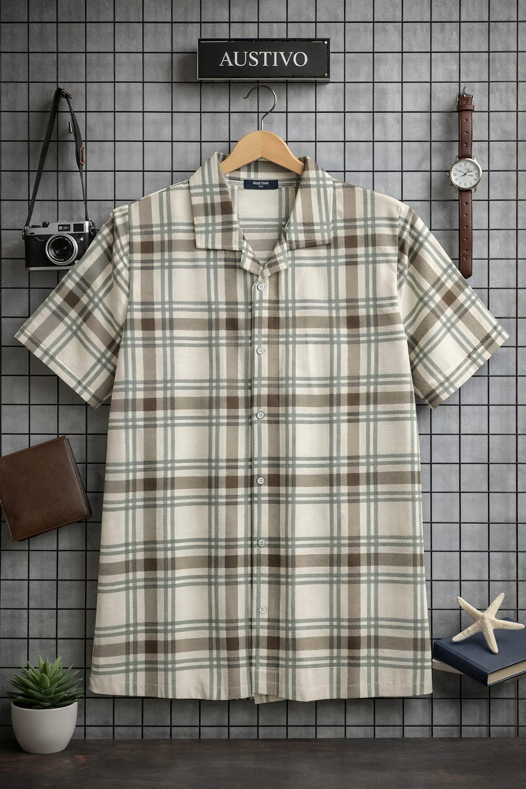 Austivo Men Plus Size Shirt