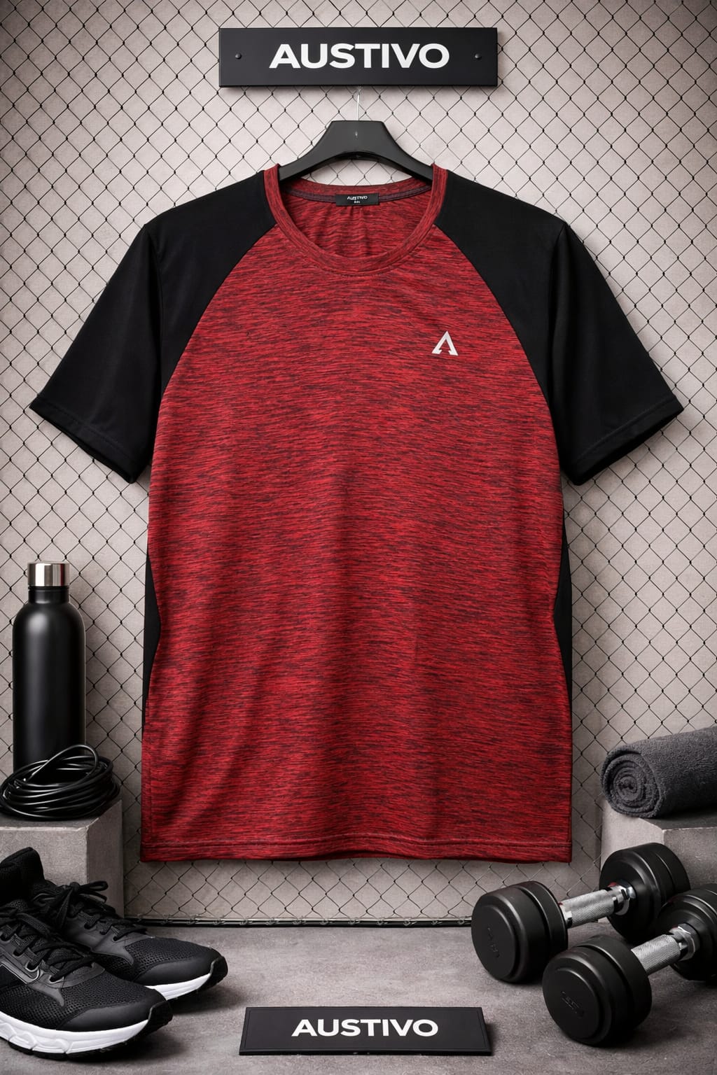 Austivo Men's Active Wear T-shirt