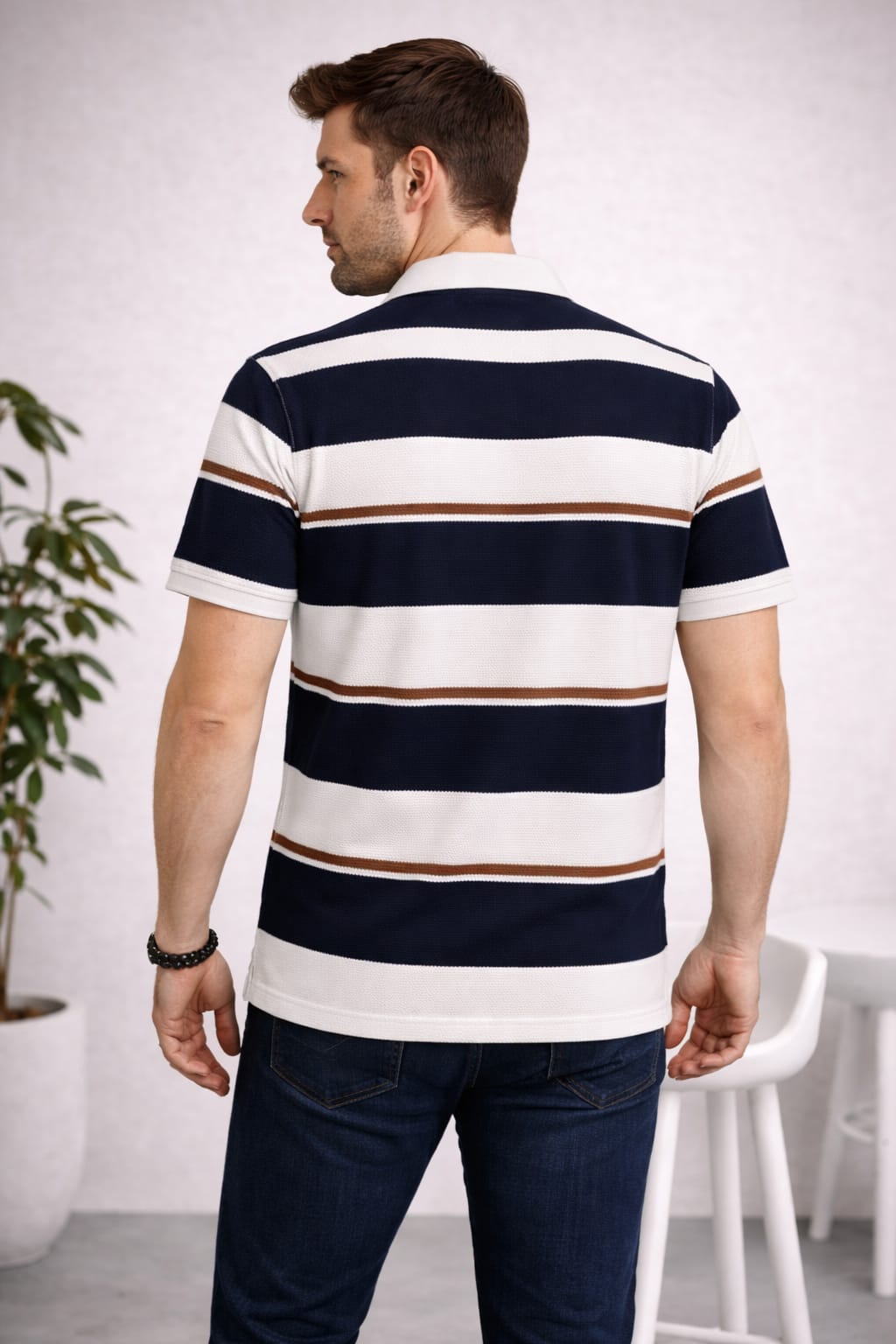 Austin Wood Pocket Polo T-shirt
