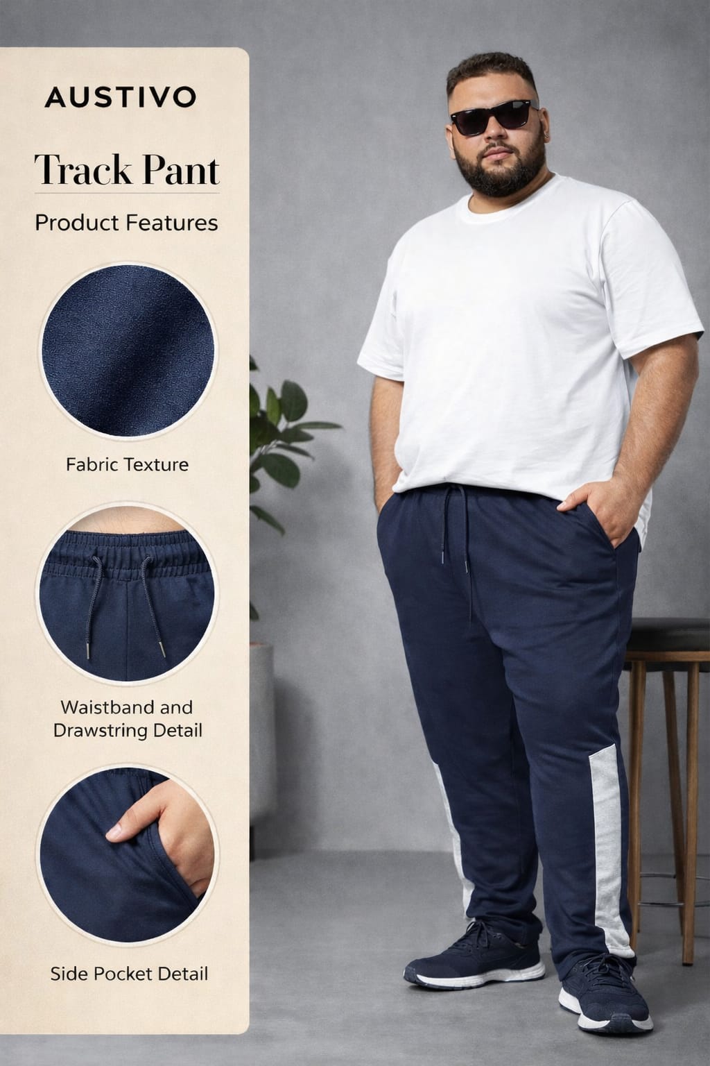 Austivo Men Track Pants