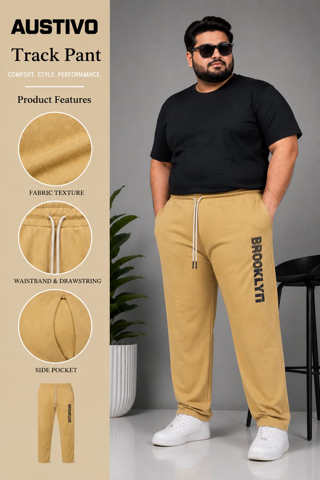 Austivo Men Track Pants