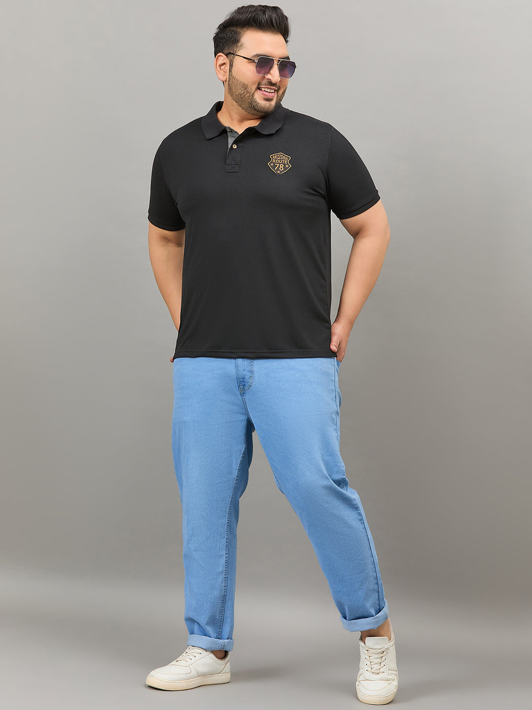 Pack of 2 Austivo Men's Polo Neck T-shirt