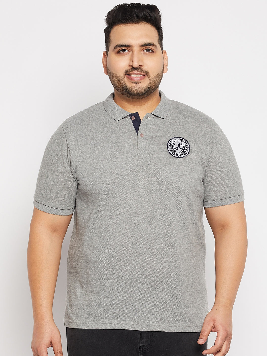Austivo Men's Sleeves Polo Neck T-shirt
