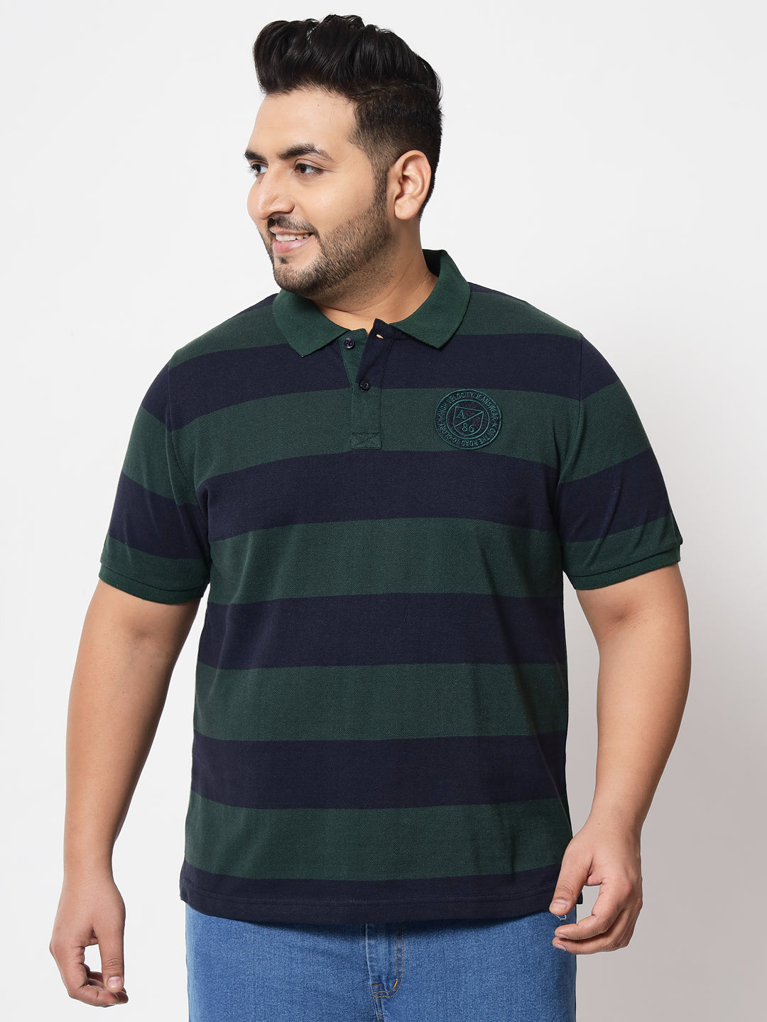 Austivo Men's Sleeves Polo Neck T-shirt