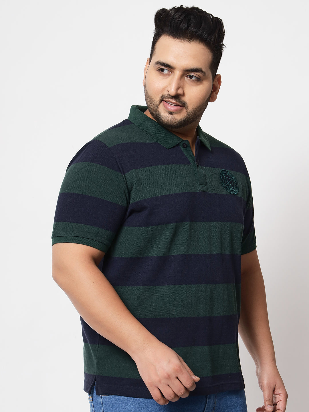 Austivo Men's Sleeves Polo Neck T-shirt