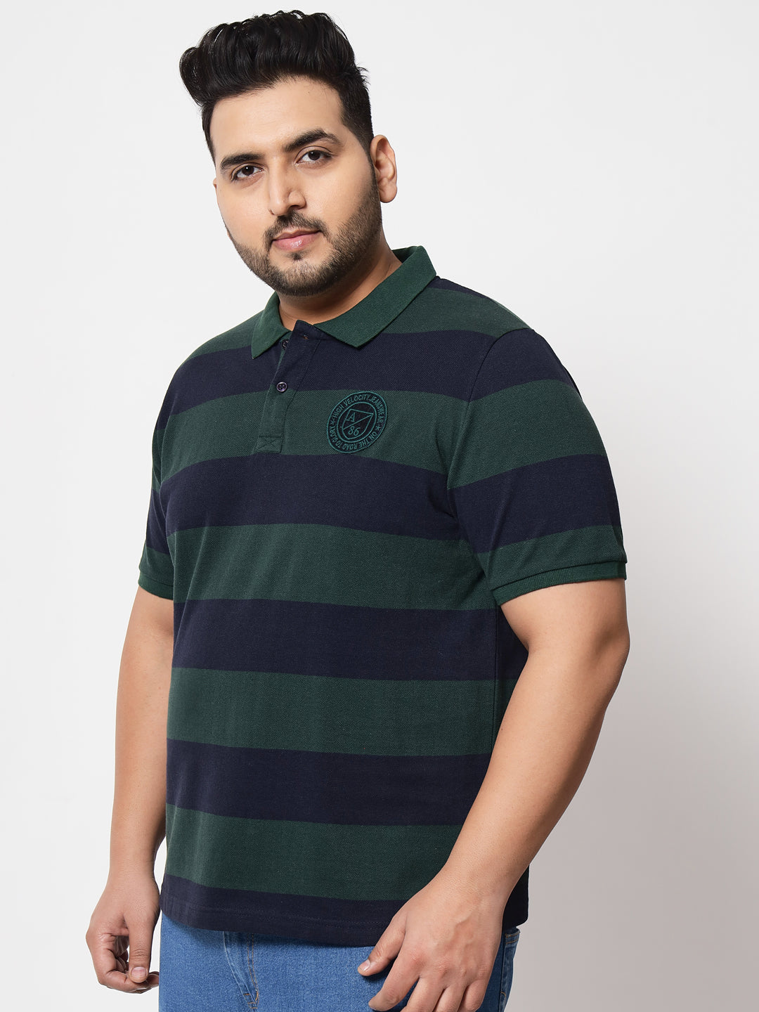 Austivo Men's Sleeves Polo Neck T-shirt