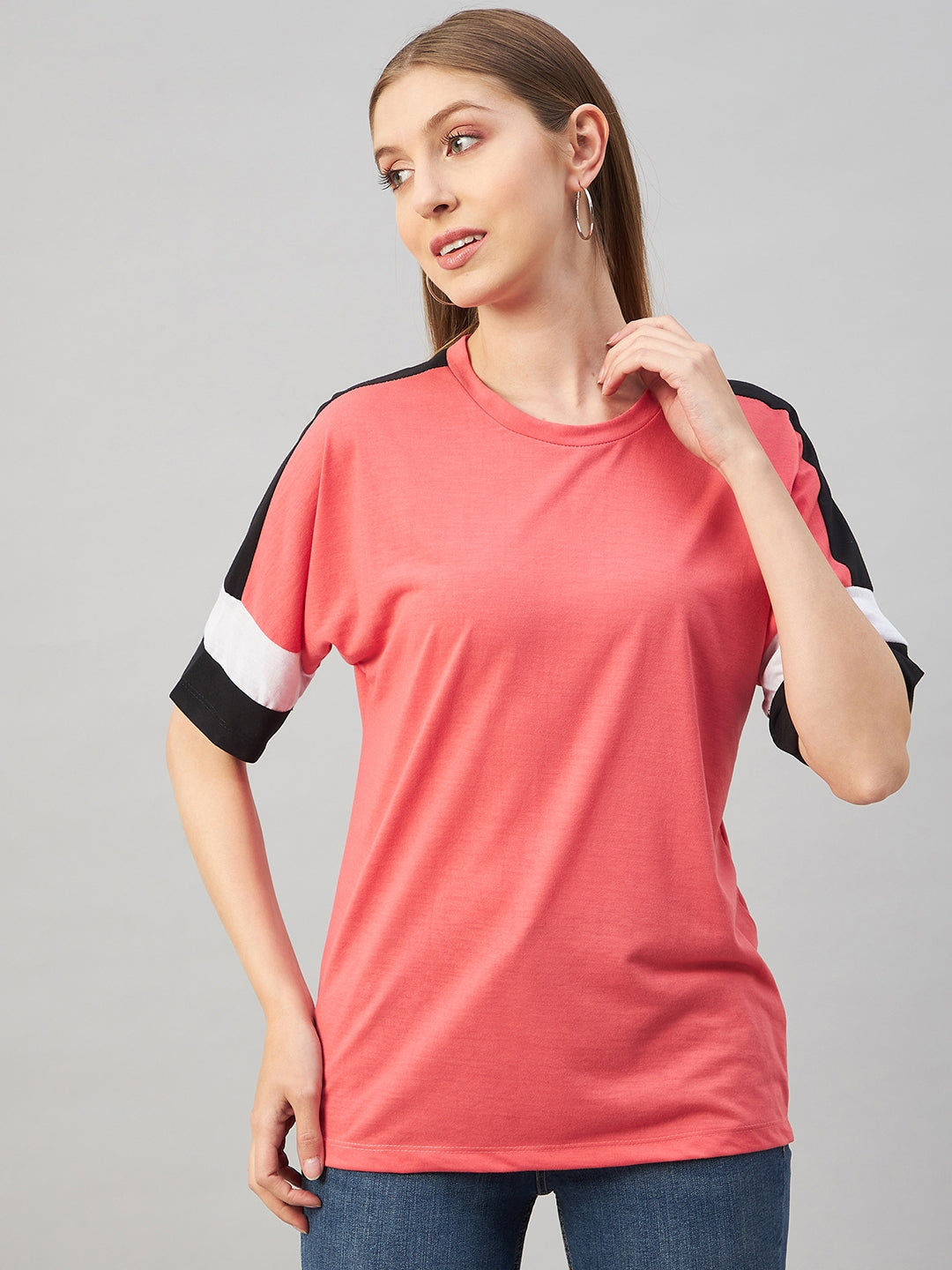 Austin Wood Women Solid Casual Top