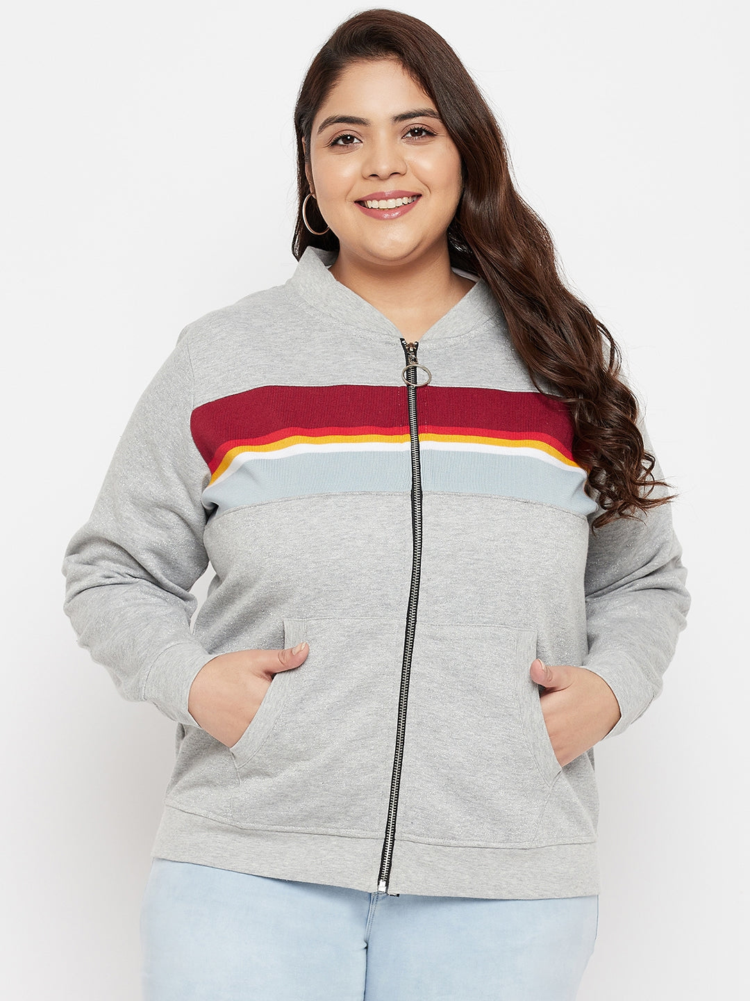 Austivo Women's Colour Block Sweatshirt