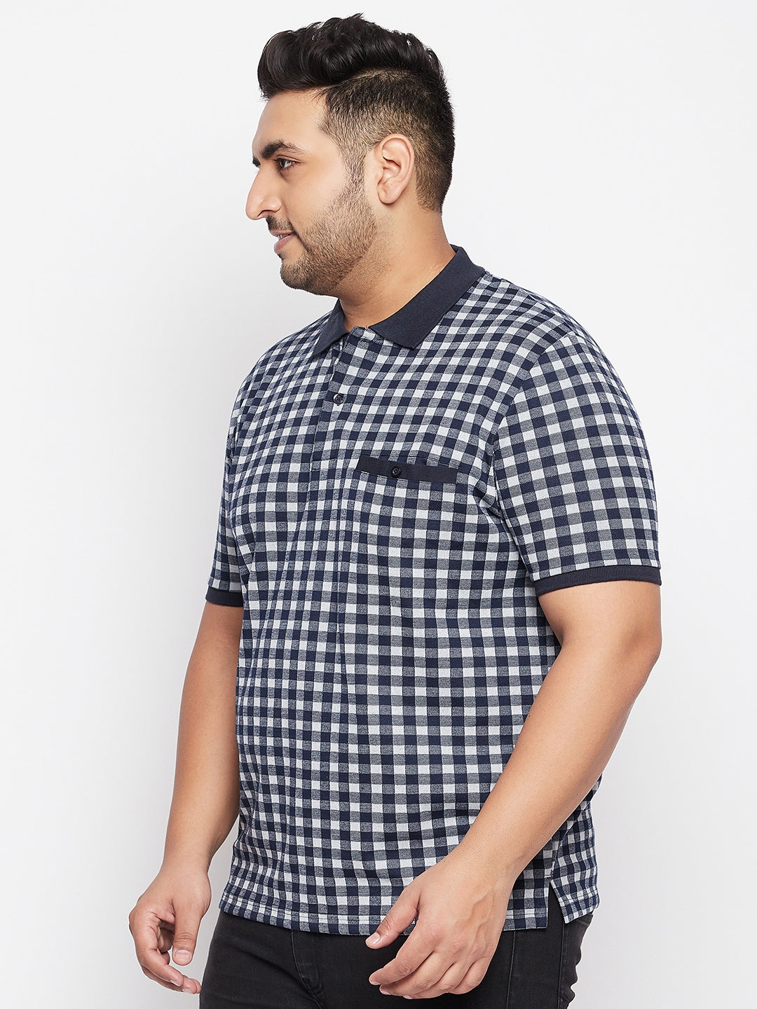 Austivo Men's Half Sleeves Polo Neck T-shirt