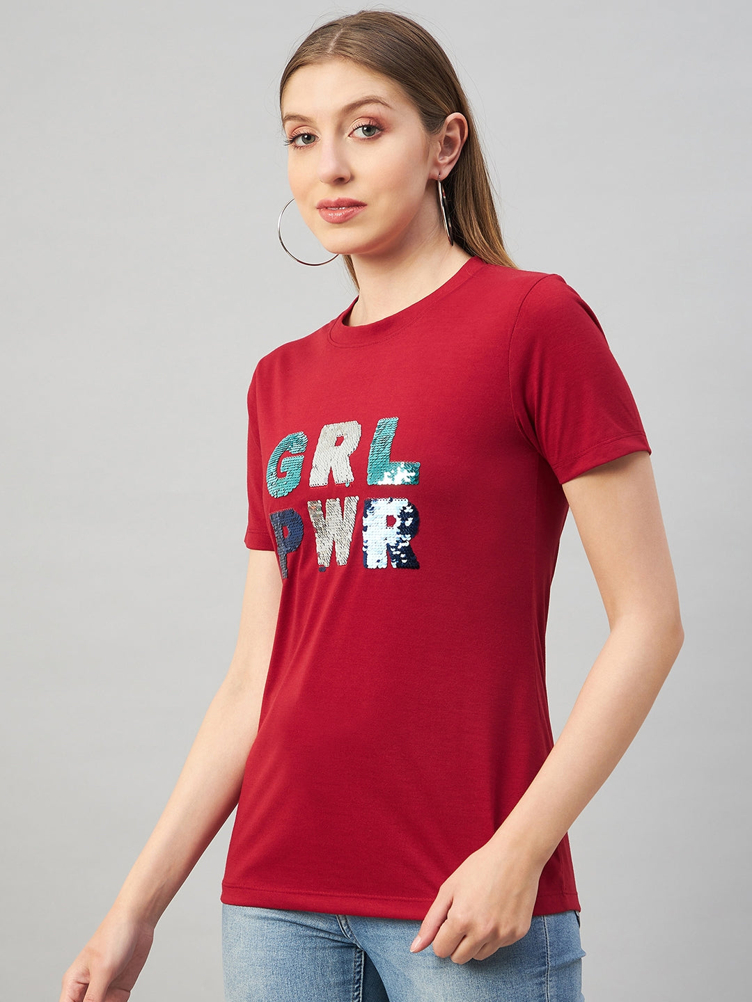 Austin Wood Women Embroidery Casual Top
