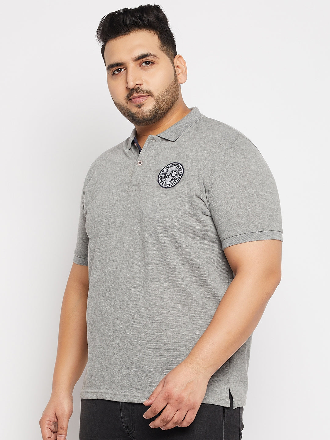 Austivo Men's Sleeves Polo Neck T-shirt