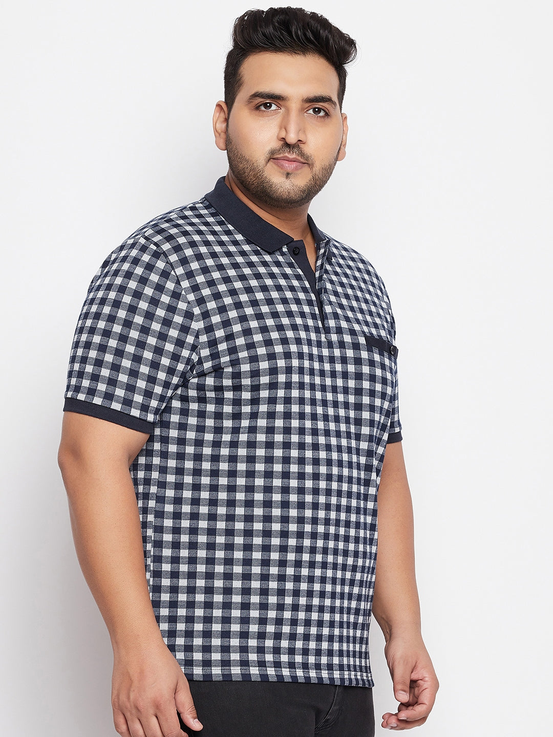 Austivo Men's Half Sleeves Polo Neck T-shirt