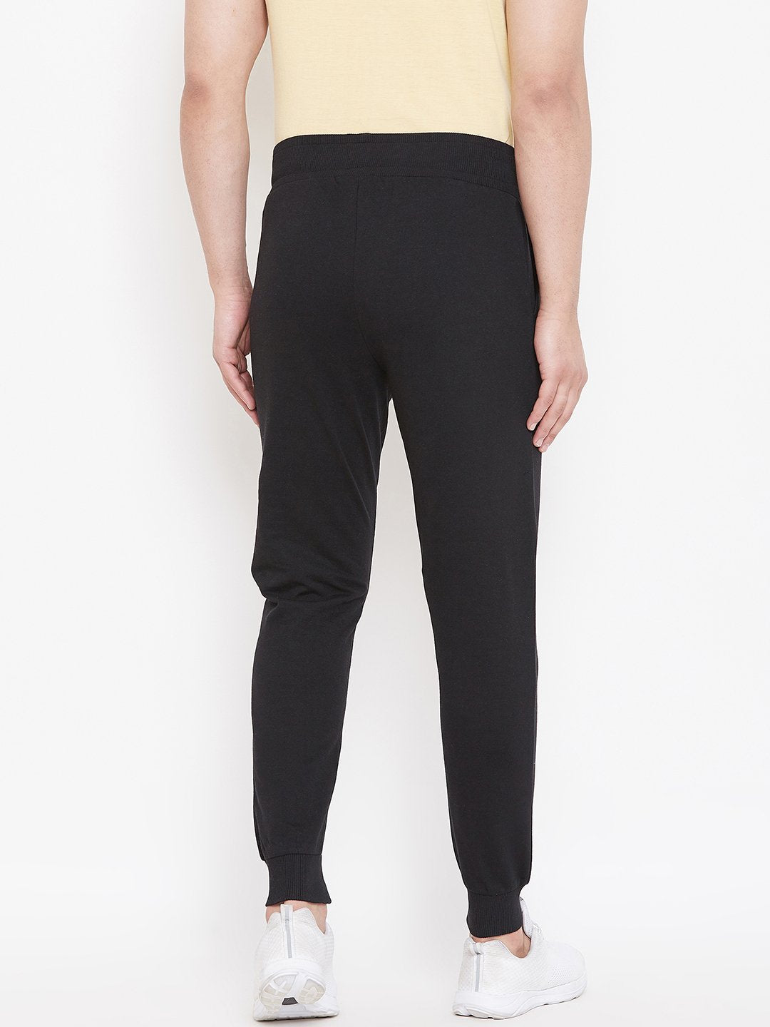 Black Printed Men's Trackpant