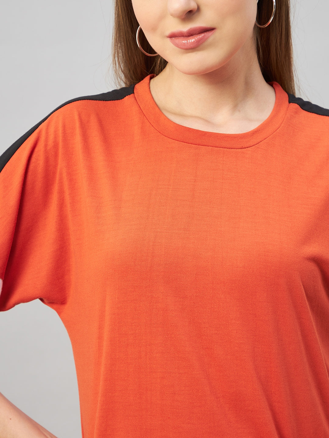 Austin Wood Women Solid Casual Top