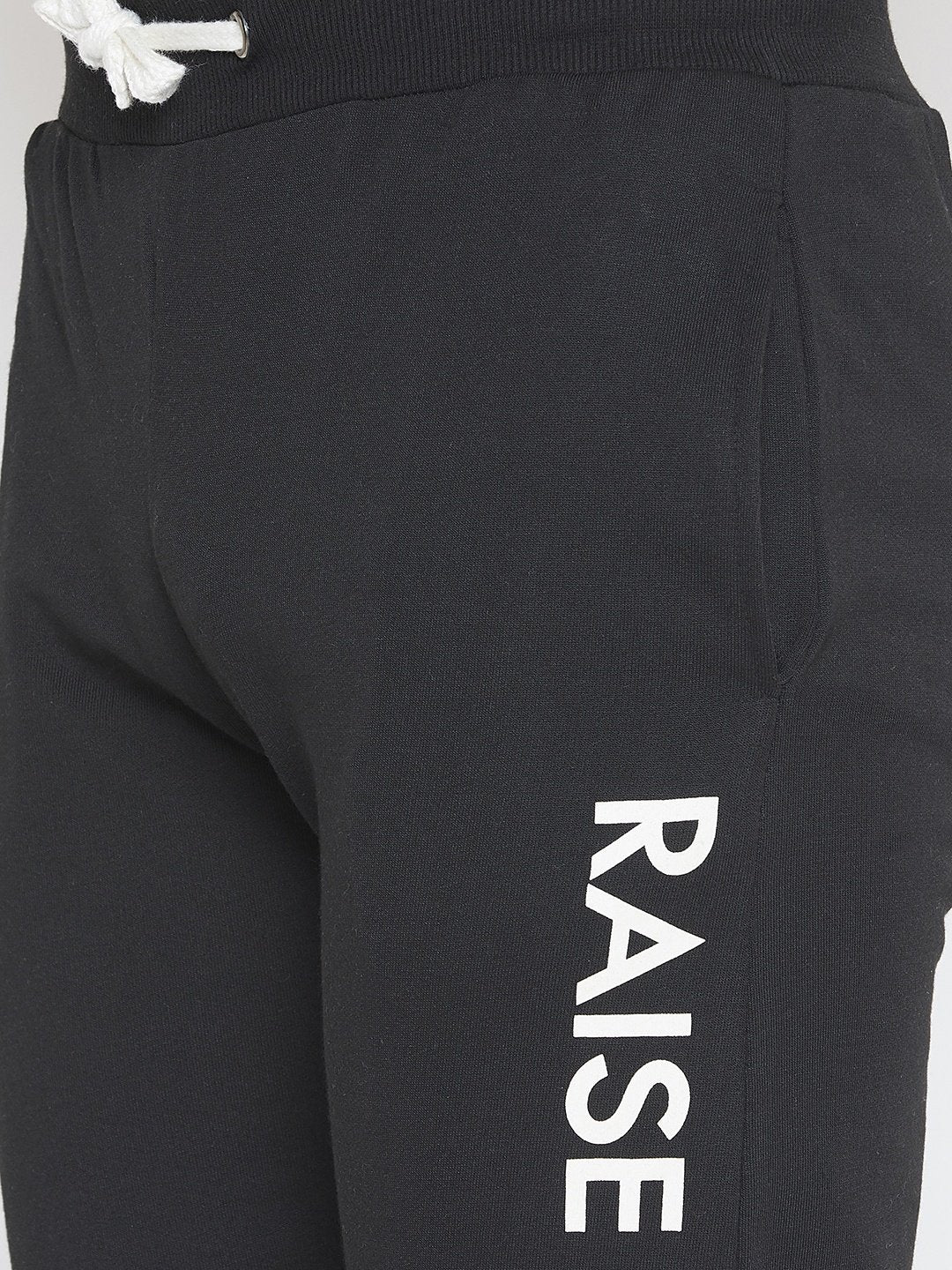Black printed Men's Trackpant