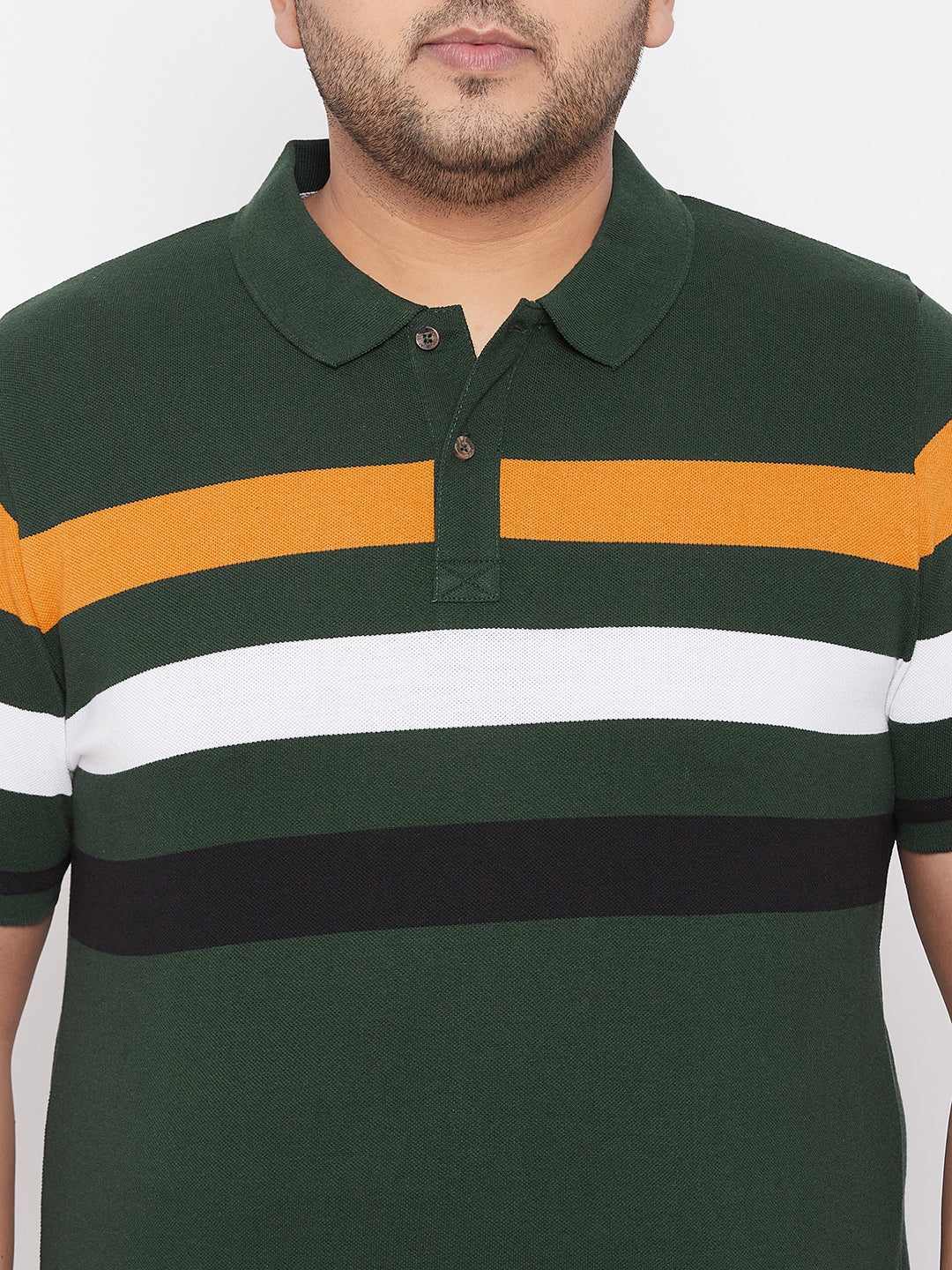 Austivo Men's Half Sleeves Polo Neck T-shirt