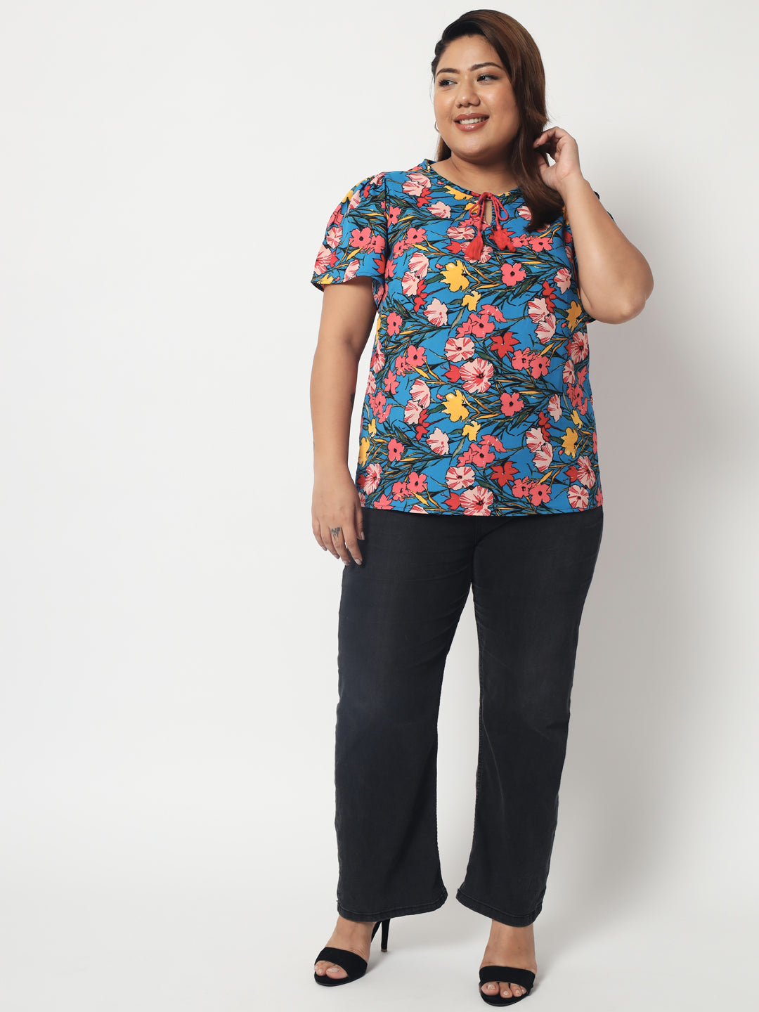 Austivo Casual Graphic Print Women Top