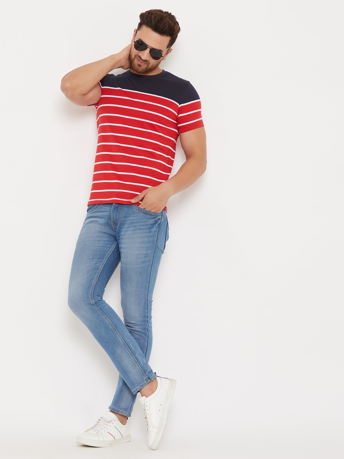 Austin Wood Men's Round Neck T-shirt