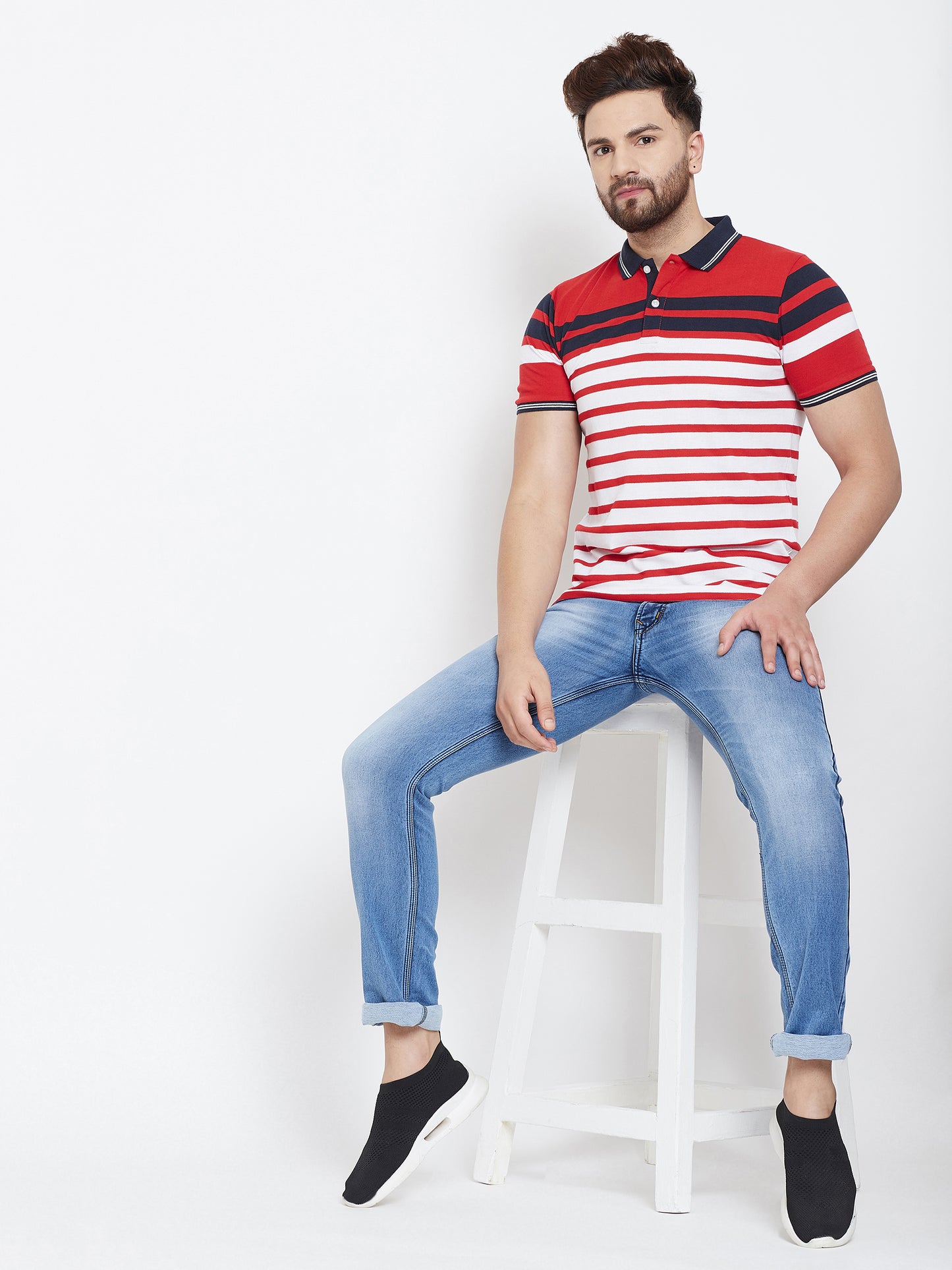 Austin Wood Men's Multicolor T-shirt