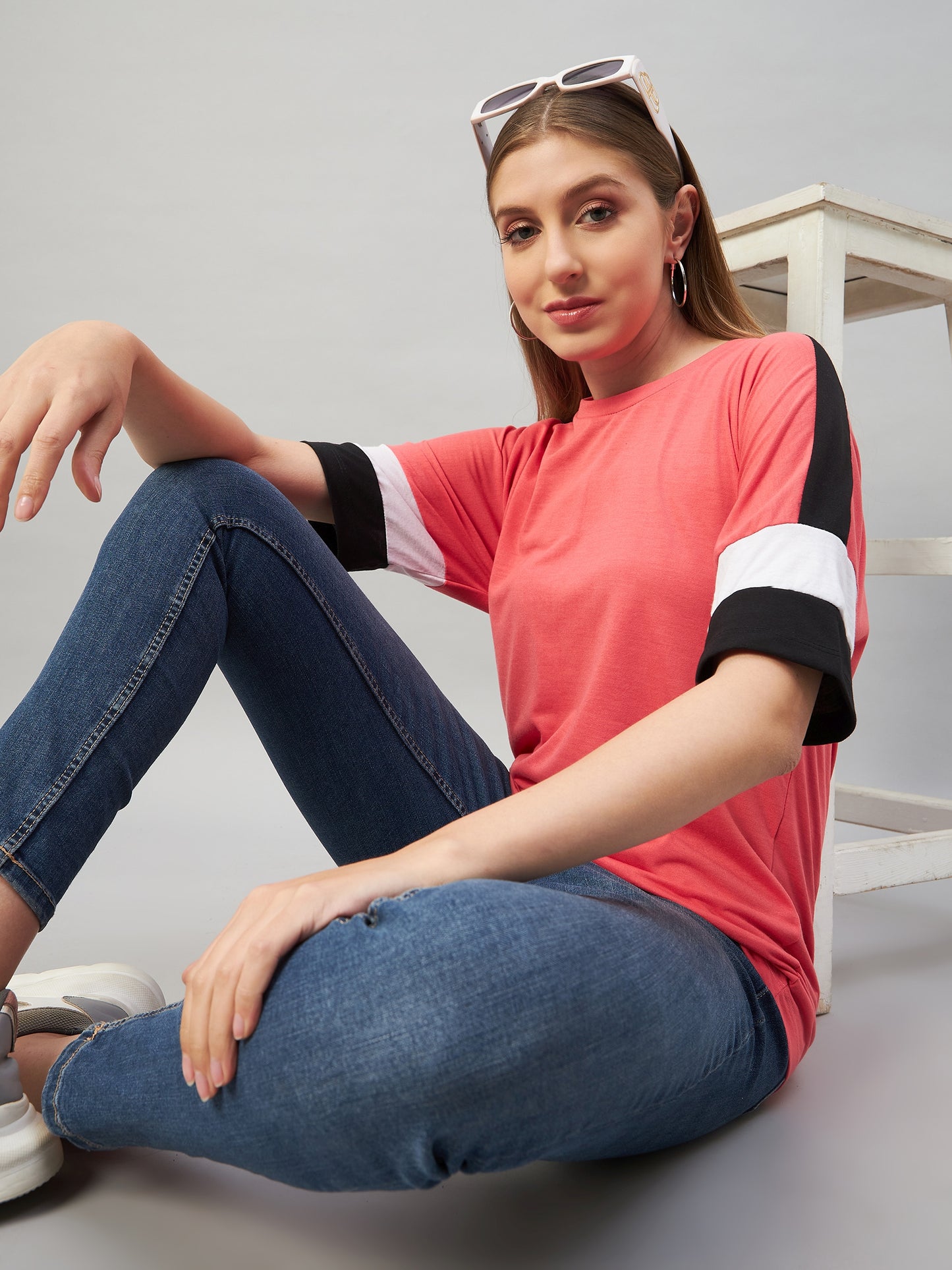 Austin Wood Women Solid Casual Top