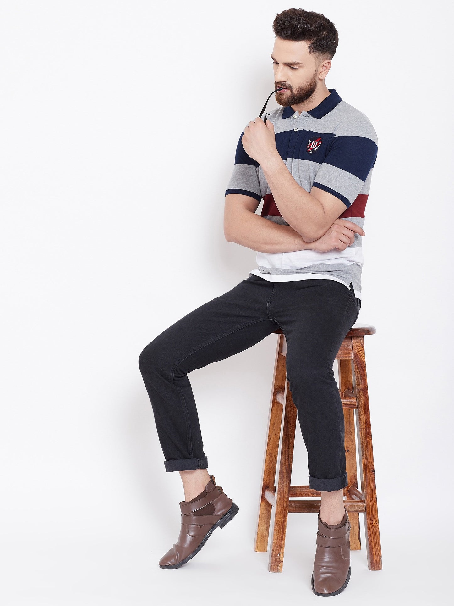 Multi Stripers Polo T-shirt