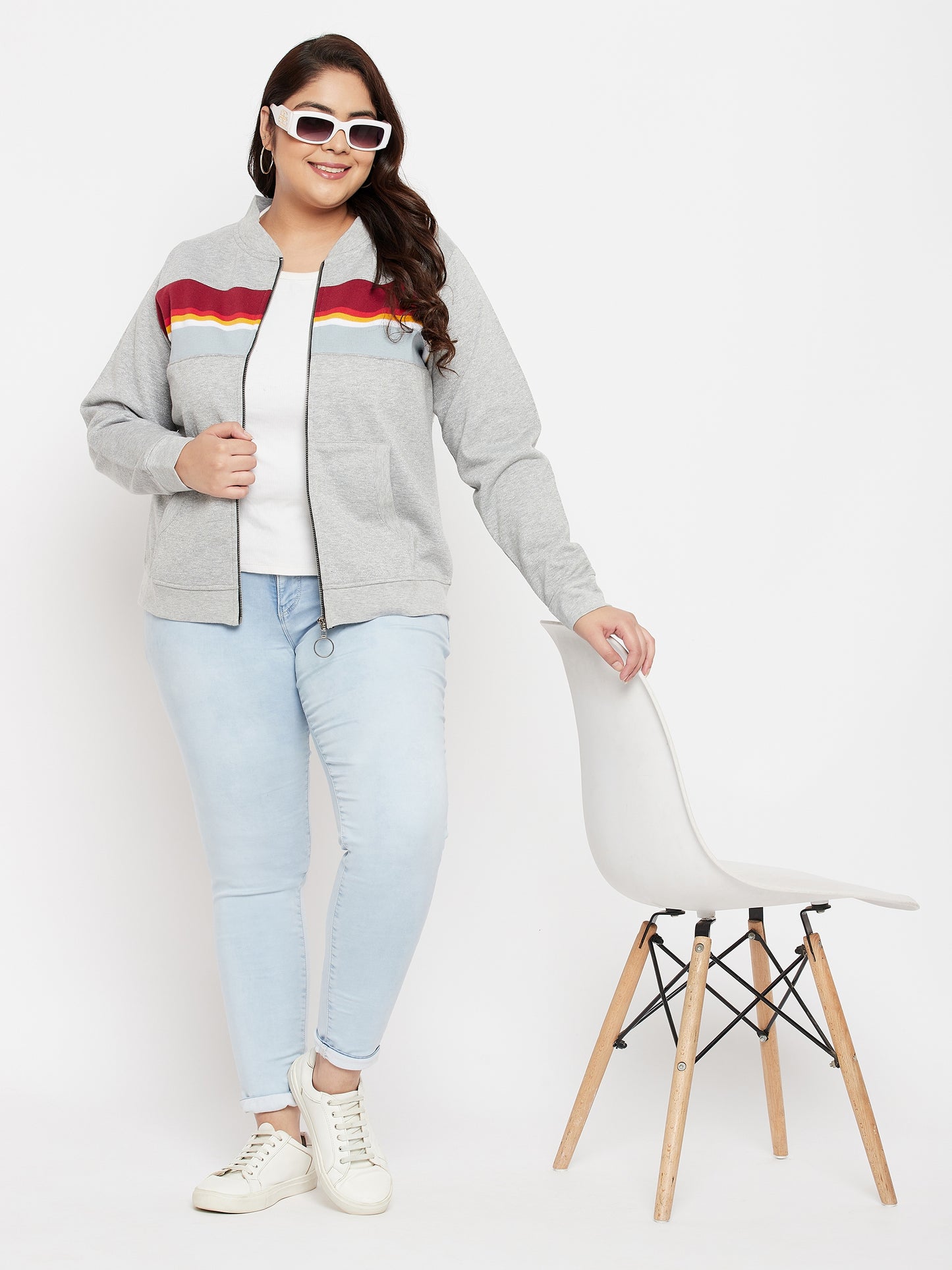 Austivo Women's Colour Block Sweatshirt