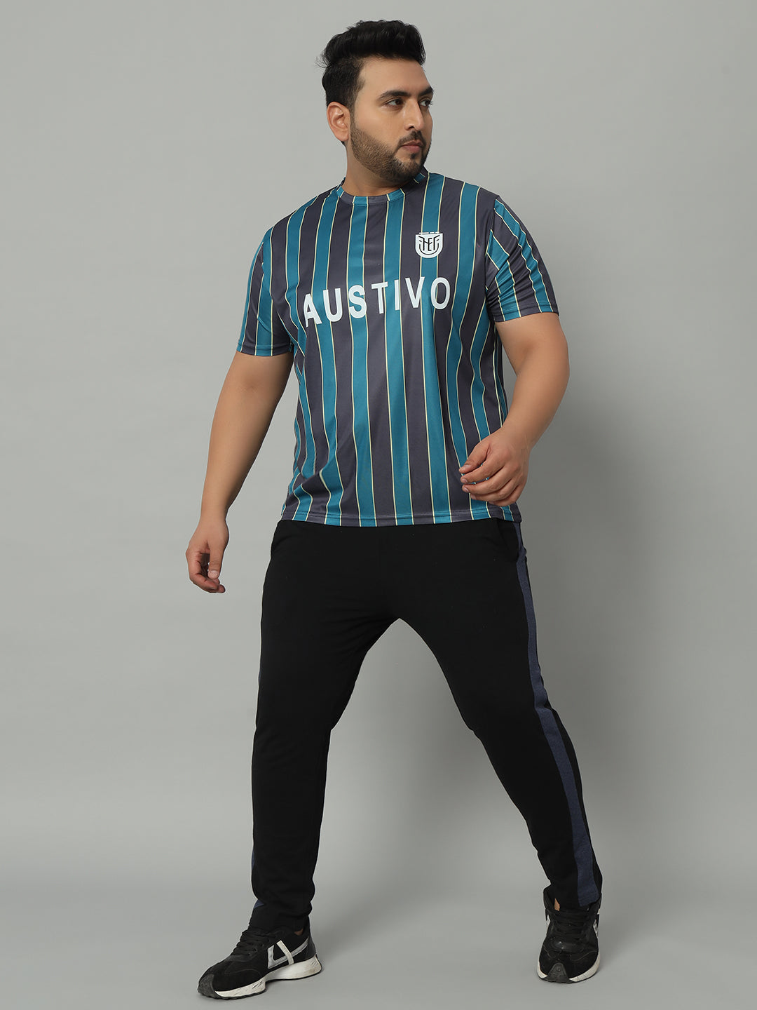 Austivo Men's Active Wear  T-shirt