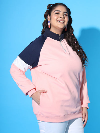 Austivo Women Solid Sweatshirt