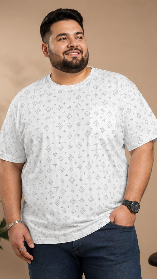 Austivo Men Round Neck Multicolor T-Shirt