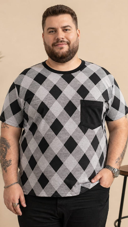 Austivo Men Round Neck Multicolor T-Shirt