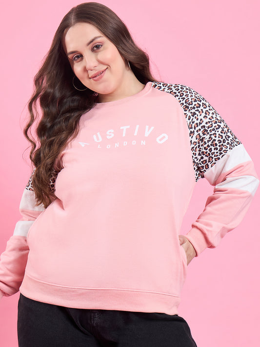 Austivo Women Solid Sweatshirt