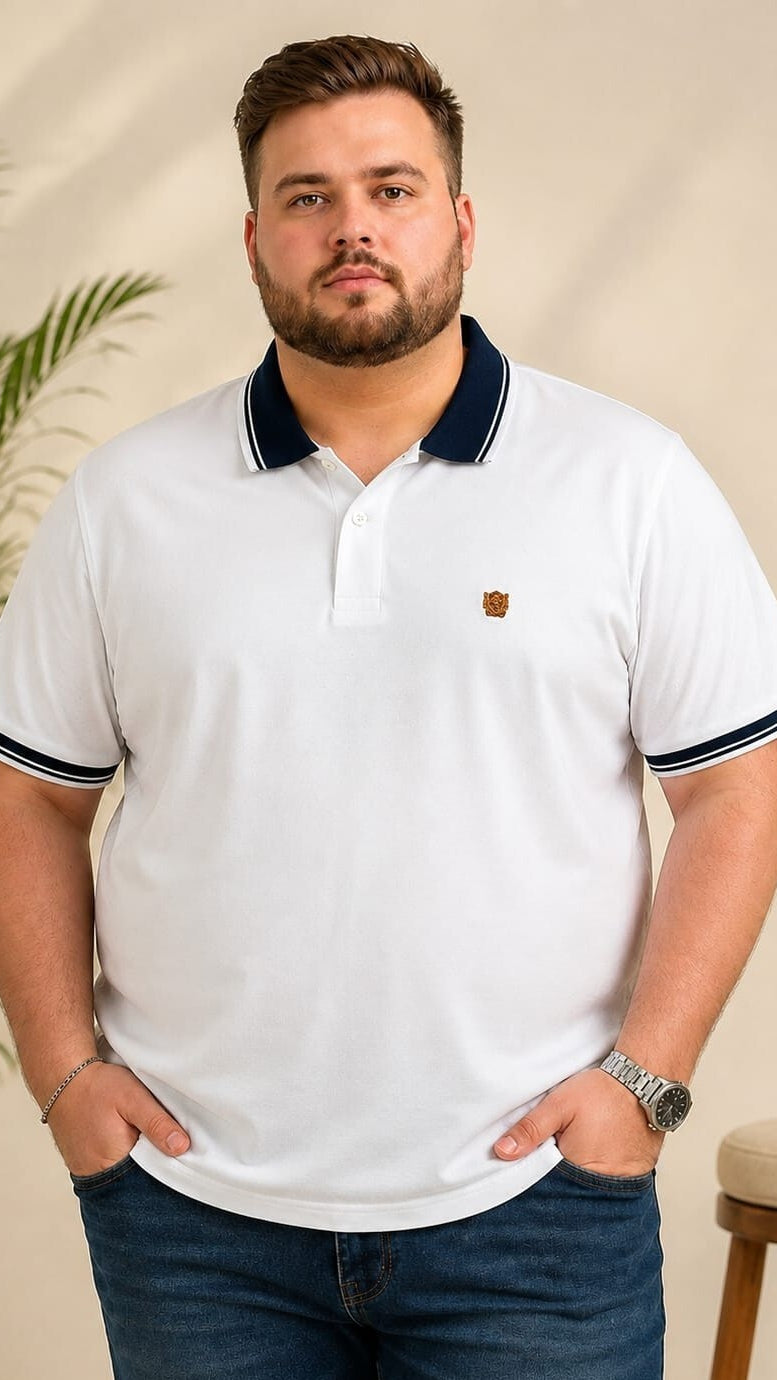 Austivo Men's Polo Neck T-shirt
