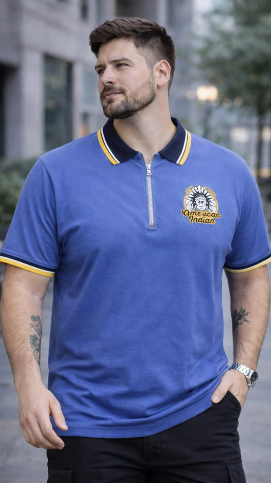 Austin Wood Solid Polo T-shirt